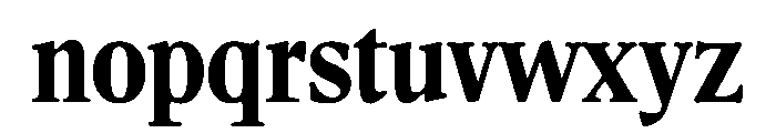 Leighton CondensedBold Font LOWERCASE