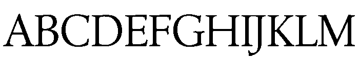 Leighton Regular Font UPPERCASE