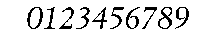 Leighton RegularItalic Font OTHER CHARS