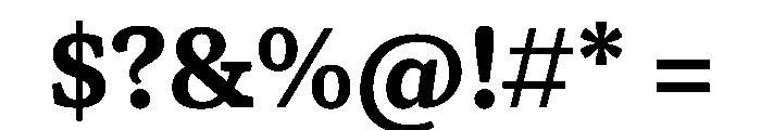 Lemanic Bold Instance Font OTHER CHARS