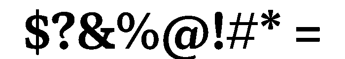 Lemanic SemiBold Instance Font OTHER CHARS