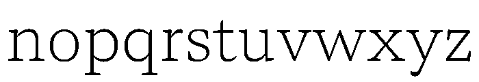 Lemanic Thin Instance Font LOWERCASE