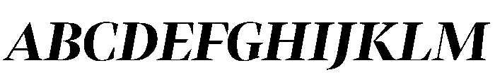 LemanicItalicGX BlackItalic Instance 00b16035 Font UPPERCASE