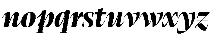 LemanicItalicGX BlackItalic Instance 00b16035 Font LOWERCASE