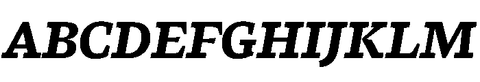 LemanicItalicGX BlackItalic Instance Font UPPERCASE