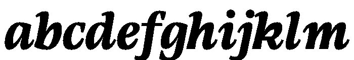 LemanicItalicGX BlackItalic Instance FONT