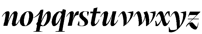 LemanicItalicGX BoldItalic Instance 093db98d Font LOWERCASE