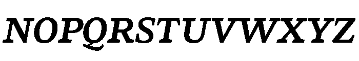 LemanicItalicGX BoldItalic Instance Font UPPERCASE