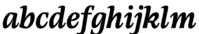 LemanicItalicGX BoldItalic Instance FONT