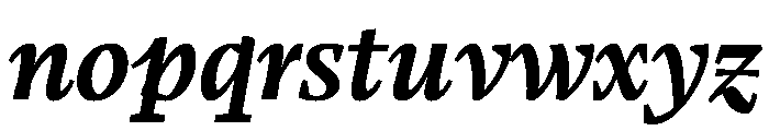 LemanicItalicGX BoldItalic Instance Font LOWERCASE
