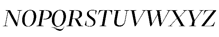 LemanicItalicGX BookItalic Instance 13199af5 Font UPPERCASE