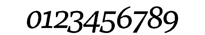 LemanicItalicGX BookItalic Instance Font OTHER CHARS