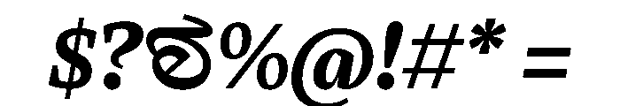 LemanicItalicGX ExtraBoldItalic Instance Font OTHER CHARS