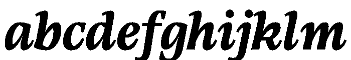 LemanicItalicGX ExtraBoldItalic Instance FONT