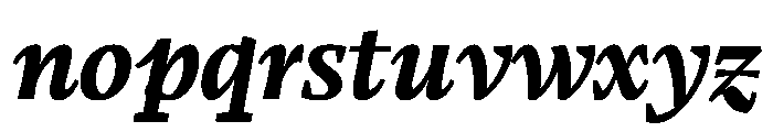 LemanicItalicGX ExtraBoldItalic Instance Font LOWERCASE
