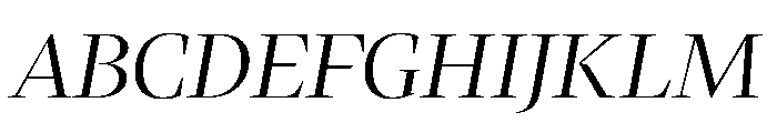 LemanicItalicGX Italic Instance 33ff4e0b Font UPPERCASE