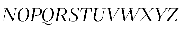 LemanicItalicGX Italic Instance 33ff4e0b Font UPPERCASE