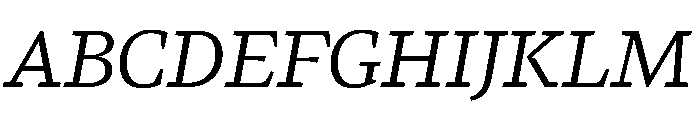 LemanicItalicGX Italic Instance Font UPPERCASE