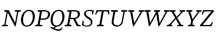 LemanicItalicGX Italic Instance Font UPPERCASE