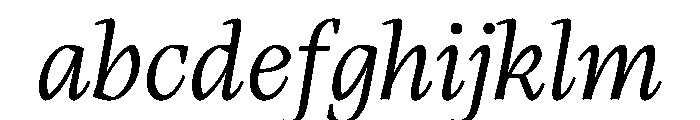LemanicItalicGX Italic Instance FONT