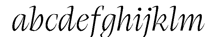 LemanicItalicGX LightItalic Instance 4aaeebfa FONT