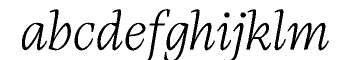 LemanicItalicGX LightItalic Instance FONT
