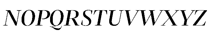 LemanicItalicGX MediumItalic Instance A65b367e Font UPPERCASE