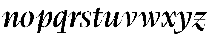 LemanicItalicGX MediumItalic Instance A65b367e Font LOWERCASE