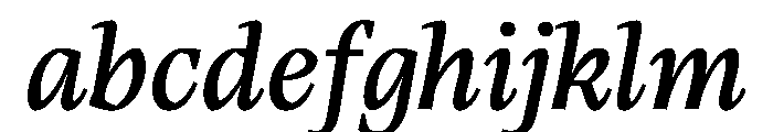 LemanicItalicGX MediumItalic Instance FONT