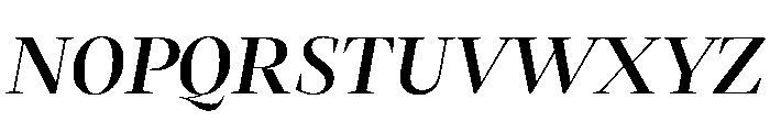 LemanicItalicGX SemiBoldItalic Instance 40c7d902 Font UPPERCASE