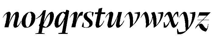 LemanicItalicGX SemiBoldItalic Instance 40c7d902 Font LOWERCASE