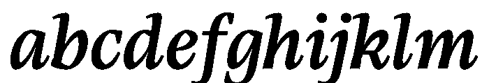 LemanicItalicGX SemiBoldItalic Instance FONT