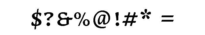 LemonSerif UniRegular Font OTHER CHARS