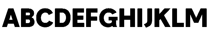 Lemur ExtraBold Font UPPERCASE