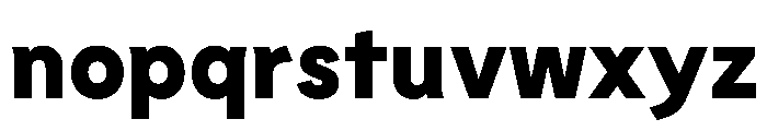 Lemur ExtraBold Font LOWERCASE