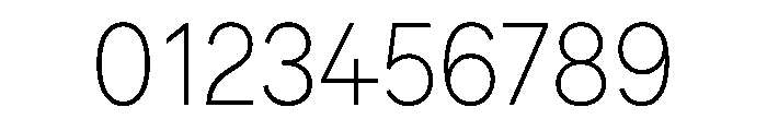 Lemur ExtraLight Font OTHER CHARS