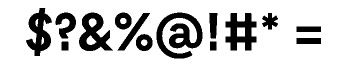 Lemur SemiBold Font OTHER CHARS