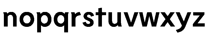 Lemur SemiBold Font LOWERCASE