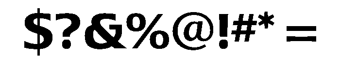 Lesmore Bold Font OTHER CHARS