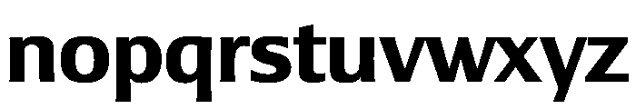 Lesmore Bold Font LOWERCASE