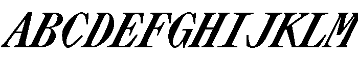 Lettra Mono Bold Italic Font UPPERCASE