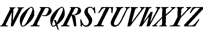 Lettra Mono Bold Italic Font UPPERCASE