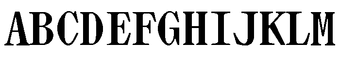 Lettra Mono Bold Font UPPERCASE