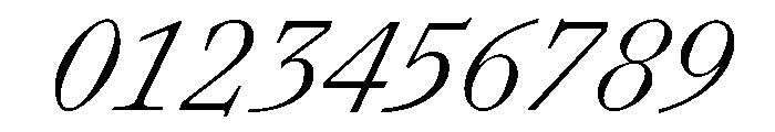 Lettra Mono Light Italic Font OTHER CHARS