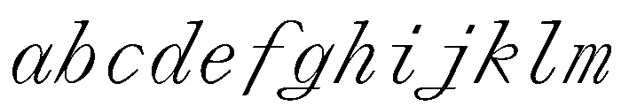 Lettra Mono Light Italic FONT