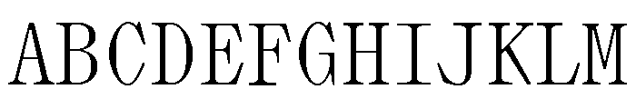 Lettra Mono Light Font UPPERCASE