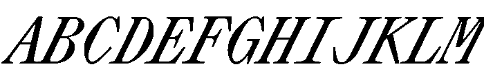 Lettra Mono Medium Italic Font UPPERCASE