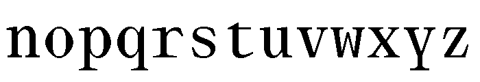 Lettra Mono Medium Font LOWERCASE