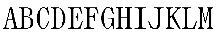 Lettra Mono Regular Font UPPERCASE