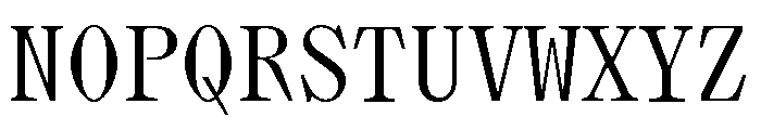 Lettra Mono Regular Font UPPERCASE